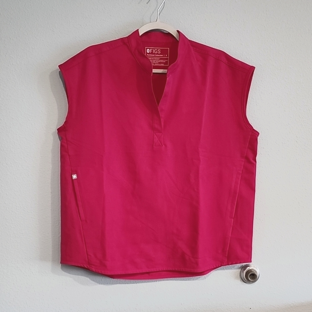 Figs, Rafaela scrub top, Pink